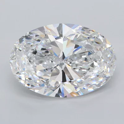 2.33ct D VVS1 Rare Carat Ideal Cut Oval Lab Grown Diamond