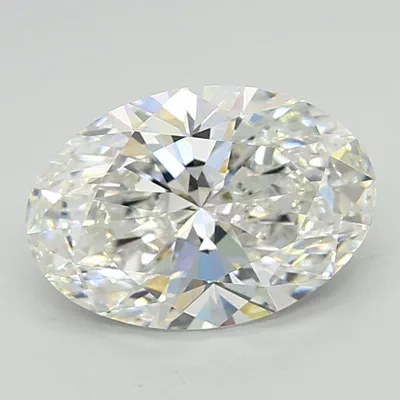 4.07ct F VS1 Rare Carat Ideal Cut Oval Lab Grown Diamond