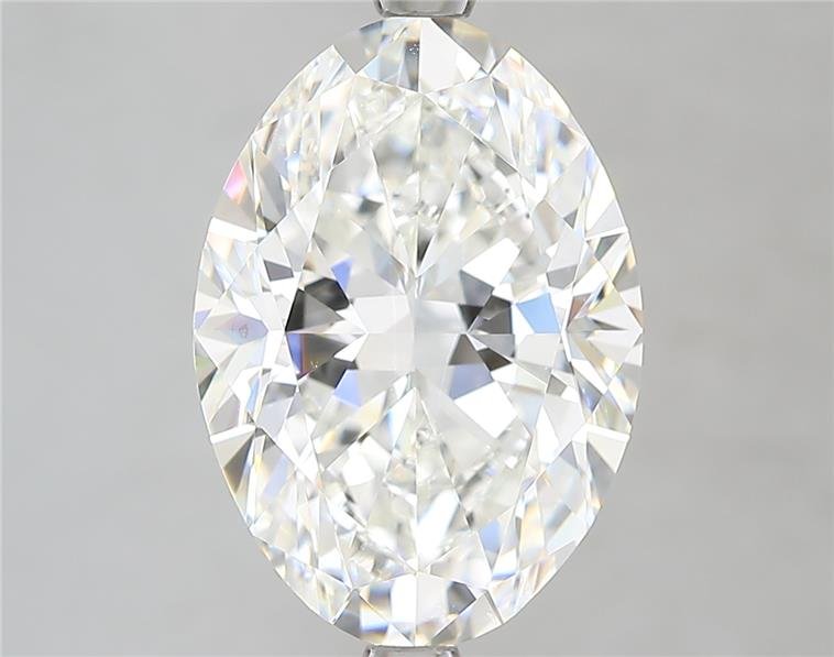 5.04ct G VS2 Rare Carat Ideal Cut Oval Diamond