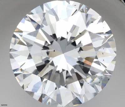 12.38ct E SI1 Rare Carat Ideal Cut Round Diamond