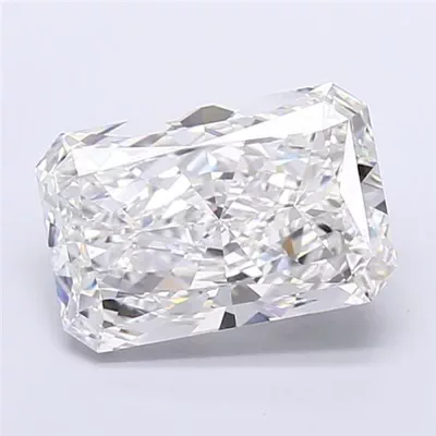 8.15ct F VVS2 Rare Carat Ideal Cut Radiant Lab Grown Diamond