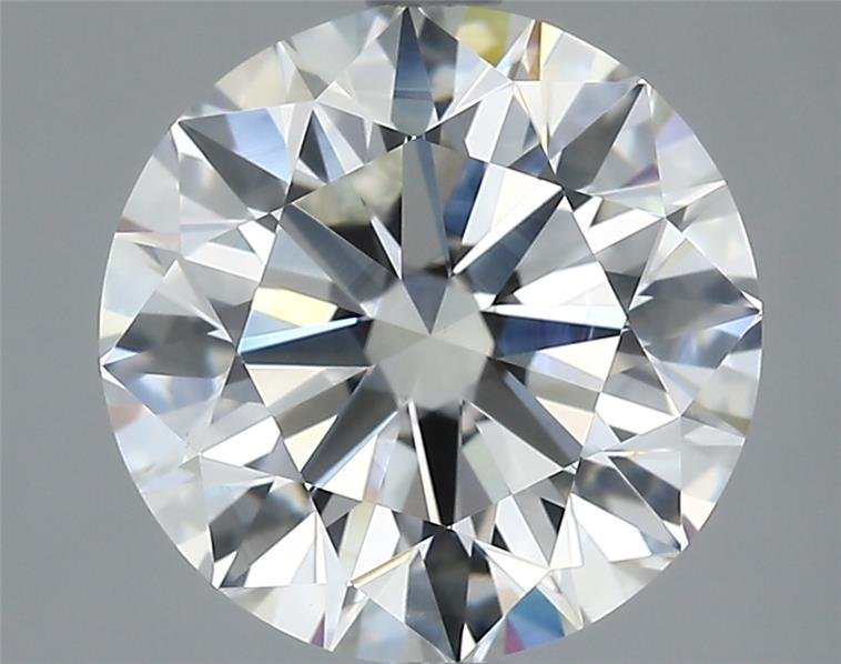 3.08ct J VS1 Rare Carat Ideal Cut Round Diamond