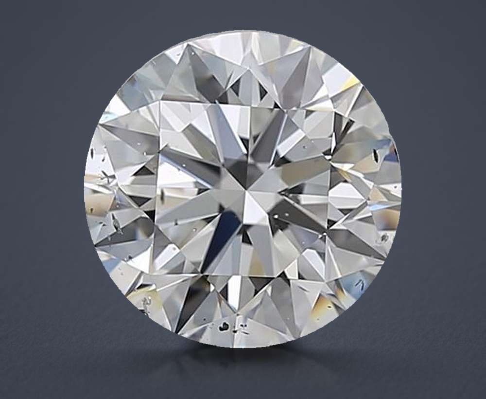3.00ct E SI2 Rare Carat Ideal Cut Round Diamond