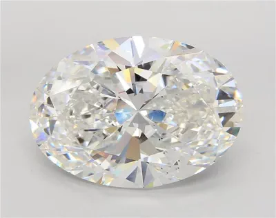 23.00ct E VS2 Rare Carat Ideal Cut Oval Lab Grown Diamond