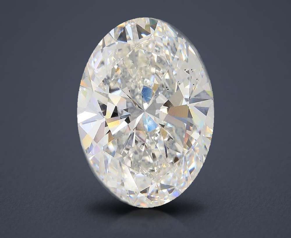 23.00ct E VS2 Rare Carat Ideal Cut Oval Lab Grown Diamond