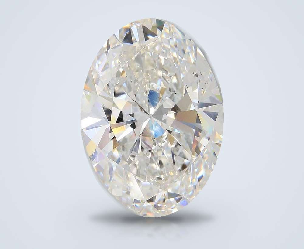 23.00ct E VS2 Rare Carat Ideal Cut Oval Lab Grown Diamond