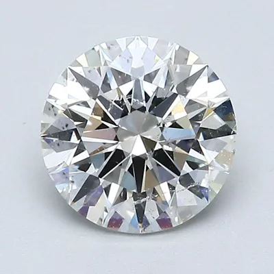 1.63ct I SI2 Rare Carat Ideal Cut Round Diamond