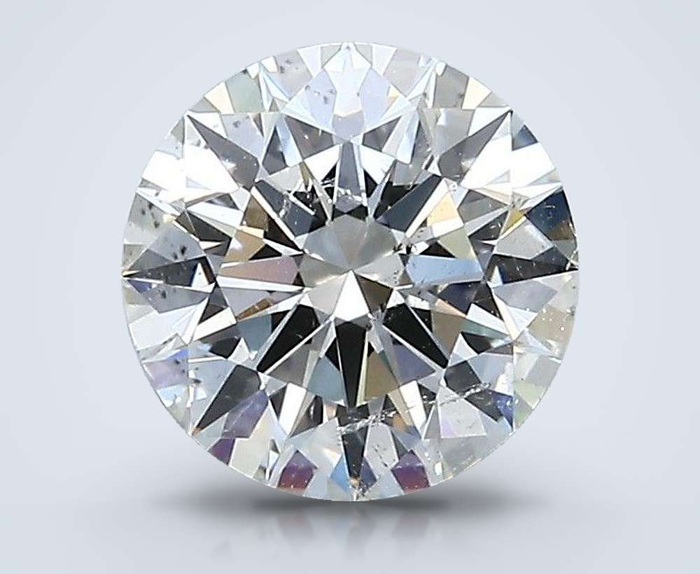 1.63ct I SI2 Rare Carat Ideal Cut Round Diamond