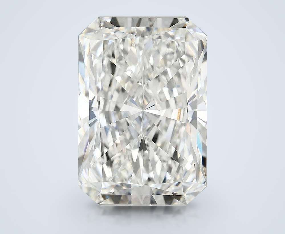 15.38ct F VVS2 Rare Carat Ideal Cut Radiant Lab Grown Diamond