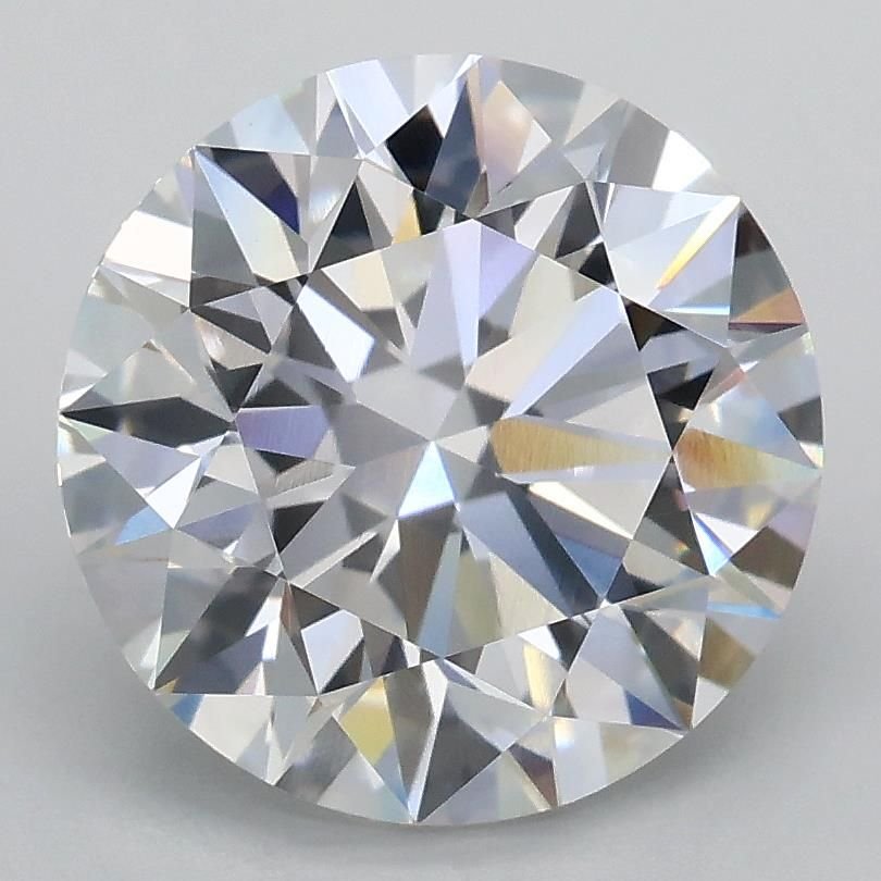 3.08ct E VVS2 Rare Carat Ideal Cut Round Lab Grown Diamond
