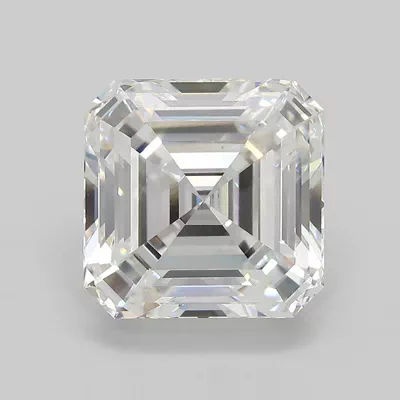 7.06ct E VVS2 Rare Carat Ideal Cut Asscher Lab Grown Diamond