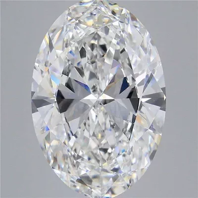 15.03ct F VVS2 Rare Carat Ideal Cut Oval Lab Grown Diamond