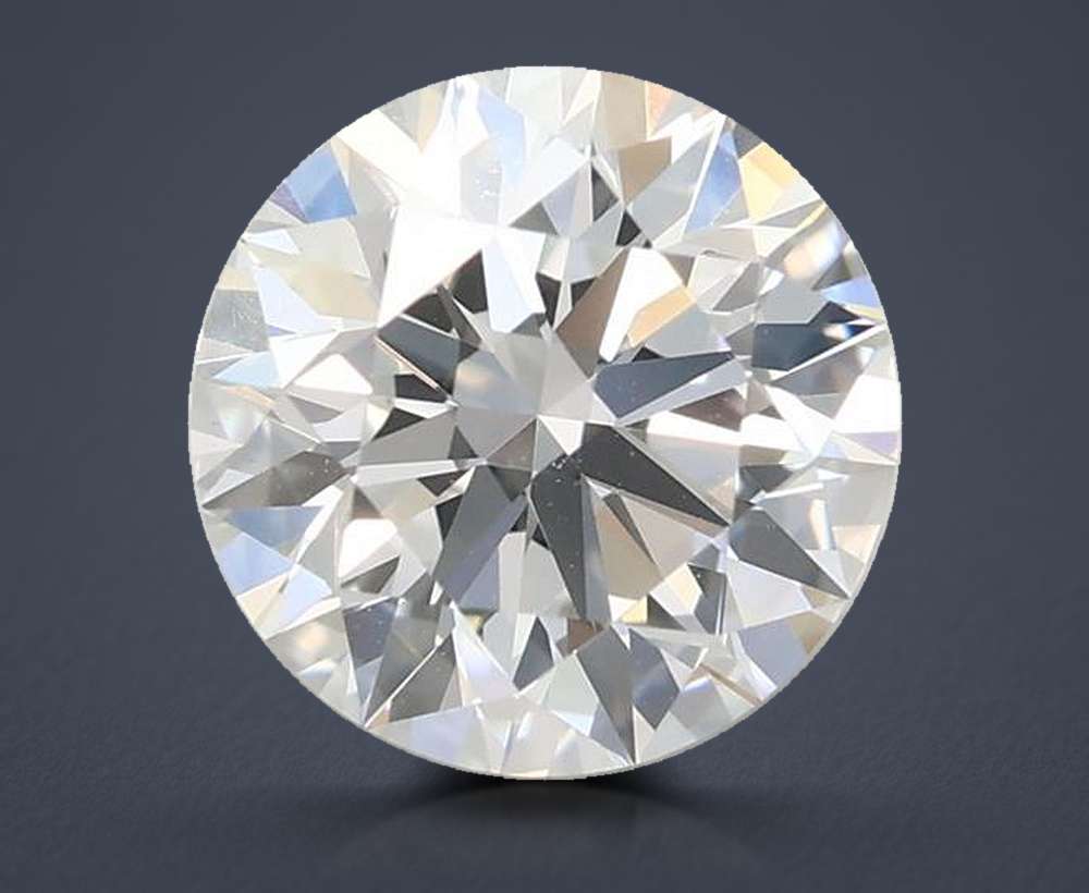 1.54ct D VVS2 Rare Carat Ideal Cut Round Lab Grown Diamond