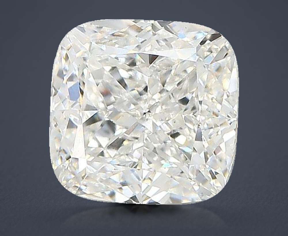 5.56ct E VS1 Rare Carat Ideal Cut Cushion Lab Grown Diamond