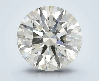 6.11ct K VVS1 Rare Carat Ideal Cut Round Diamond