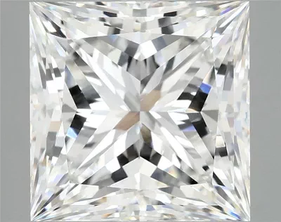 8.35ct F VVS2 Rare Carat Ideal Cut Princess Lab Grown Diamond