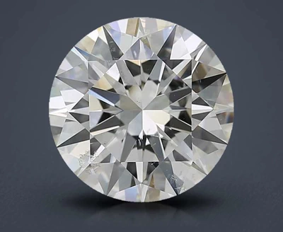 7.03ct J SI2 Excellent Cut Round Diamond