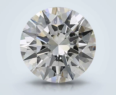 7.03ct J SI2 Excellent Cut Round Diamond