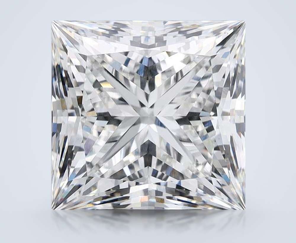 7.21ct F VS1 Rare Carat Ideal Cut Princess Lab Grown Diamond