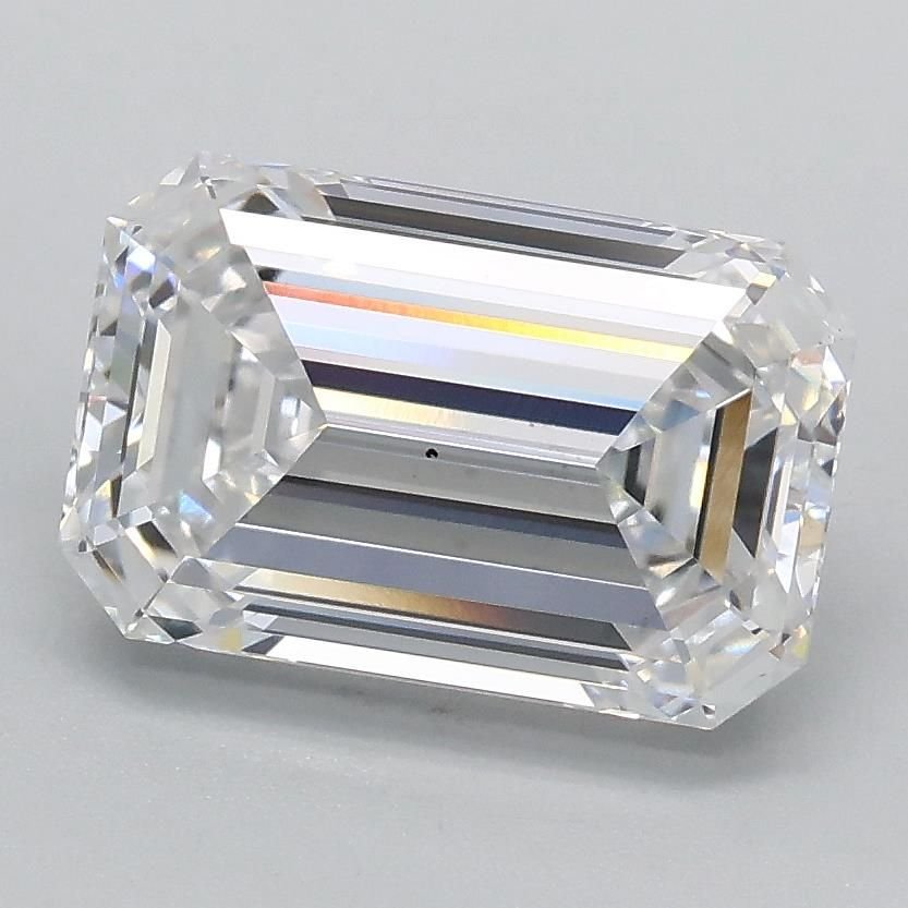 2.09ct D VS2 Rare Carat Ideal Cut Emerald Lab Grown Diamond