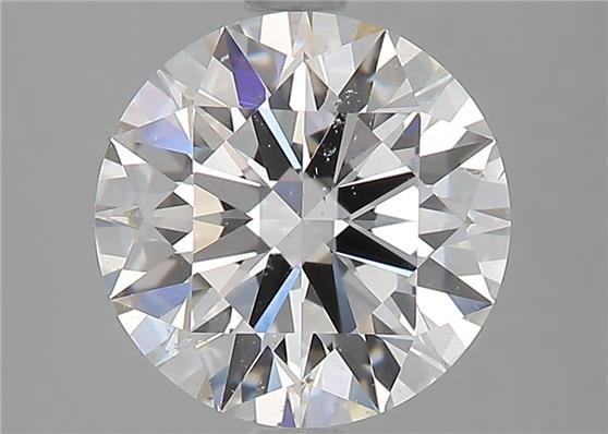 2.06ct E SI1 Rare Carat Ideal Cut Round Diamond