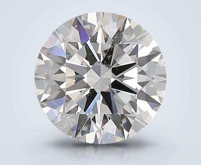 2.06ct E SI1 Rare Carat Ideal Cut Round Diamond