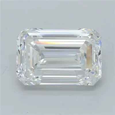 9.02ct E VVS2 Excellent Cut Emerald Lab Grown Diamond
