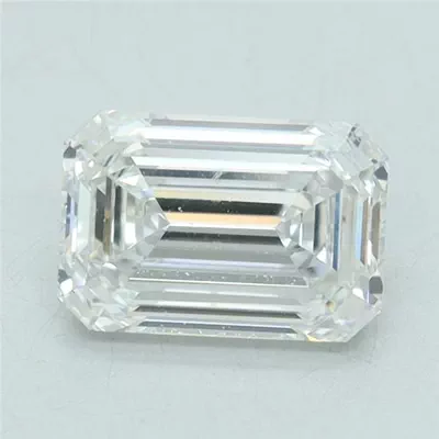 1.01ct D SI1 Rare Carat Ideal Cut Emerald Lab Grown Diamond