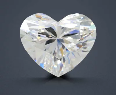 7.04ct F VS2 Rare Carat Ideal Cut Heart Lab Grown Diamond
