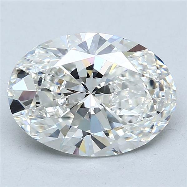 3.00ct F VS1 Rare Carat Ideal Cut Oval Lab Grown Diamond