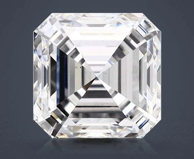 4.05ct D VS2 Rare Carat Ideal Cut Asscher Lab Grown Diamond