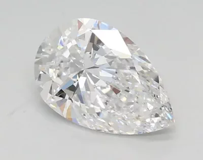 0.80ct D VVS1 Rare Carat Ideal Cut Pear Lab Grown Diamond