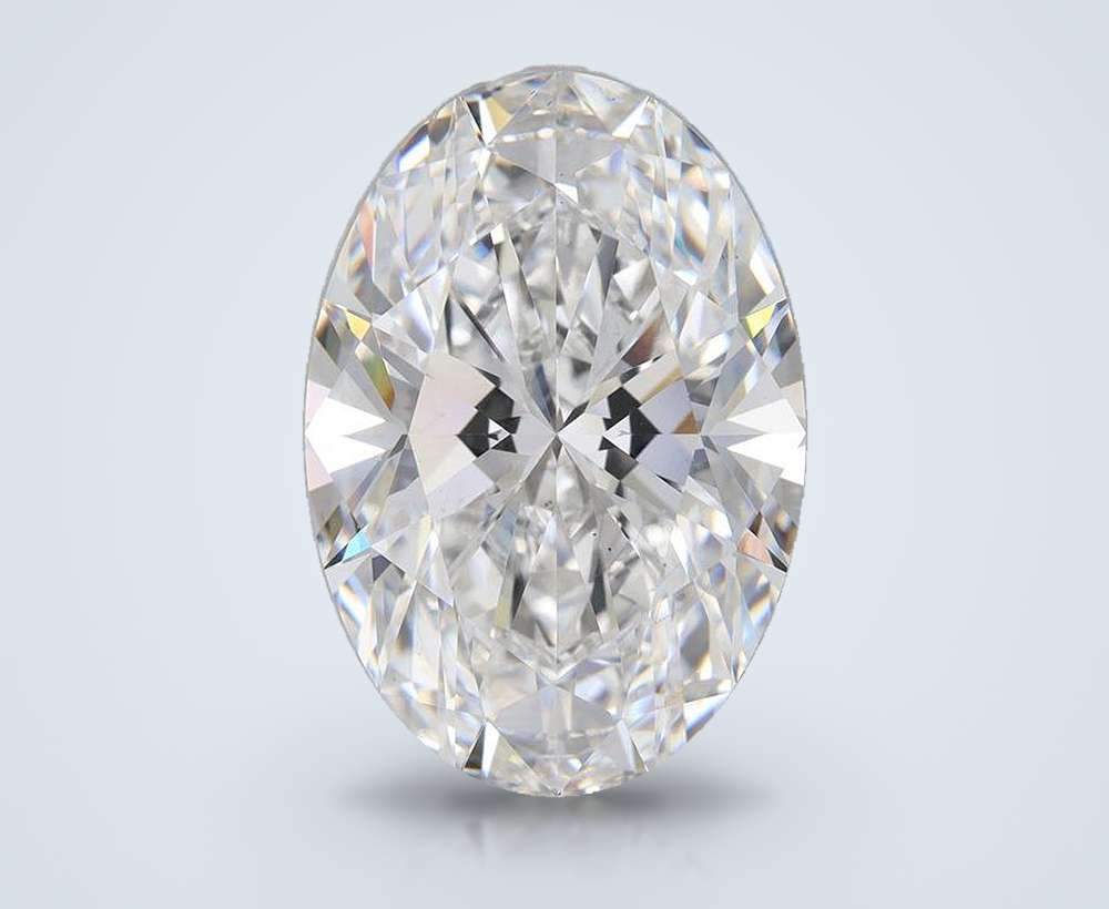 19.11ct F VS2 Rare Carat Ideal Cut Oval Lab Grown Diamond
