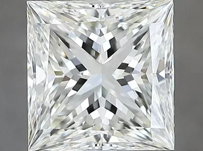 2.50ct I VS2 Rare Carat Ideal Cut Princess Diamond