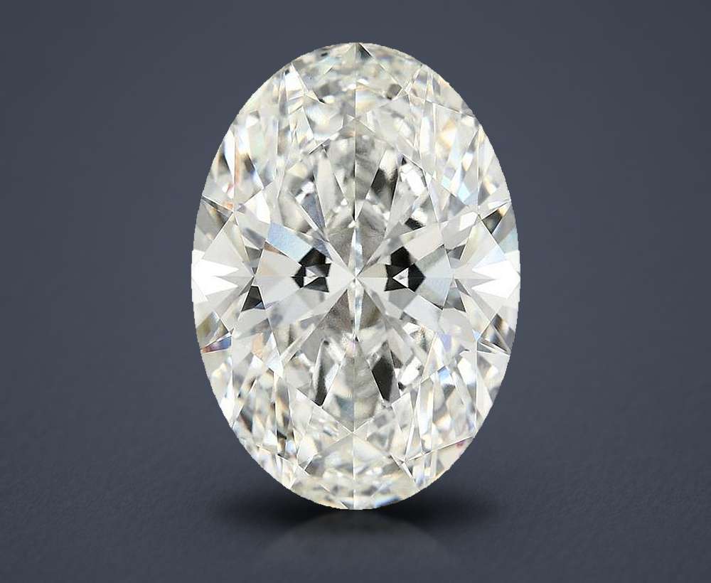 10.14ct F VVS2 Rare Carat Ideal Cut Oval Lab Grown Diamond