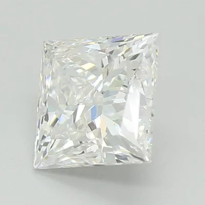 1.09ct D VS1 Rare Carat Ideal Cut Princess Lab Grown Diamond