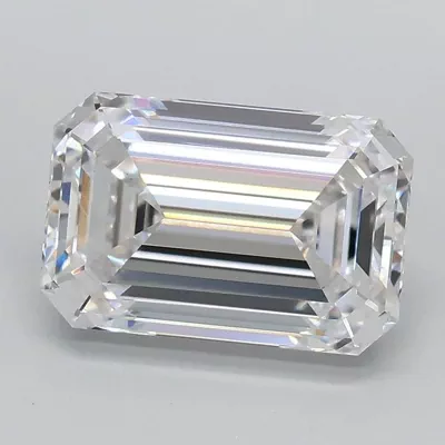 2.09ct D VS1 Rare Carat Ideal Cut Emerald Lab Grown Diamond