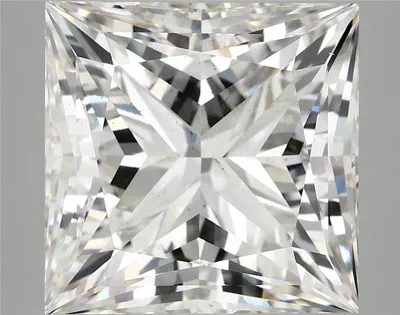 10.10ct G VS2 Rare Carat Ideal Cut Princess Lab Grown Diamond