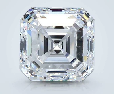 4.01ct E VS2 Very Good Cut Asscher Diamond