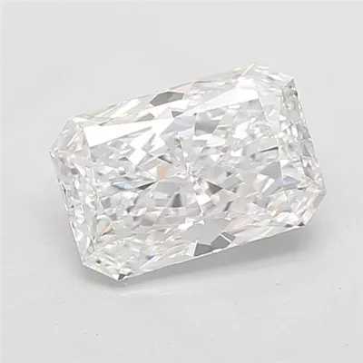 3.08ct D VVS2 Rare Carat Ideal Cut Radiant Lab Grown Diamond