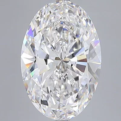 9.43ct F VS1 Rare Carat Ideal Cut Oval Lab Grown Diamond
