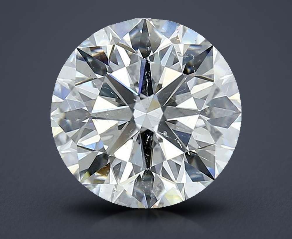 2.53ct G SI2 Rare Carat Ideal Cut Round Diamond