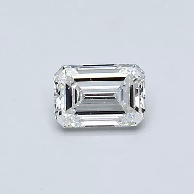 0.33ct F SI2 Rare Carat Ideal Cut Emerald Diamond