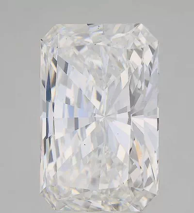 5.13ct F VS1 Rare Carat Ideal Cut Radiant Lab Grown Diamond