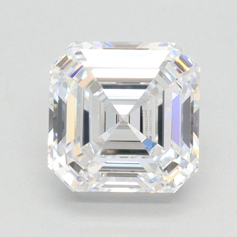 1.54ct D VS1 Rare Carat Ideal Cut Asscher Lab Grown Diamond