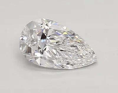 0.49ct D VVS1 Rare Carat Ideal Cut Pear Lab Grown Diamond