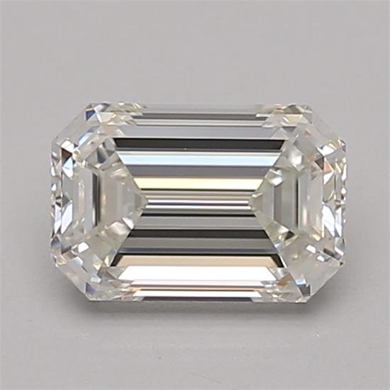0.90ct F IF Very Good Cut Emerald Lab Grown Diamond