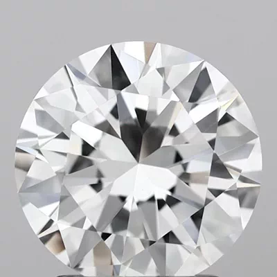 4.03ct D VS2 Rare Carat Ideal Cut Round Diamond