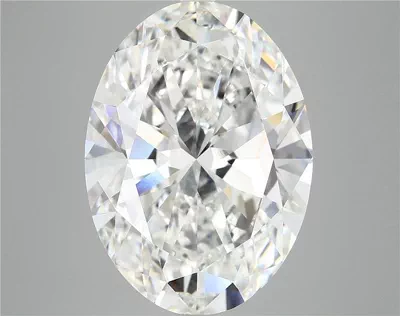 10.00ct F VVS2 Rare Carat Ideal Cut Oval Lab Grown Diamond