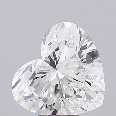 6.09ct E VVS2 Very Good Cut Heart Lab Grown Diamond
